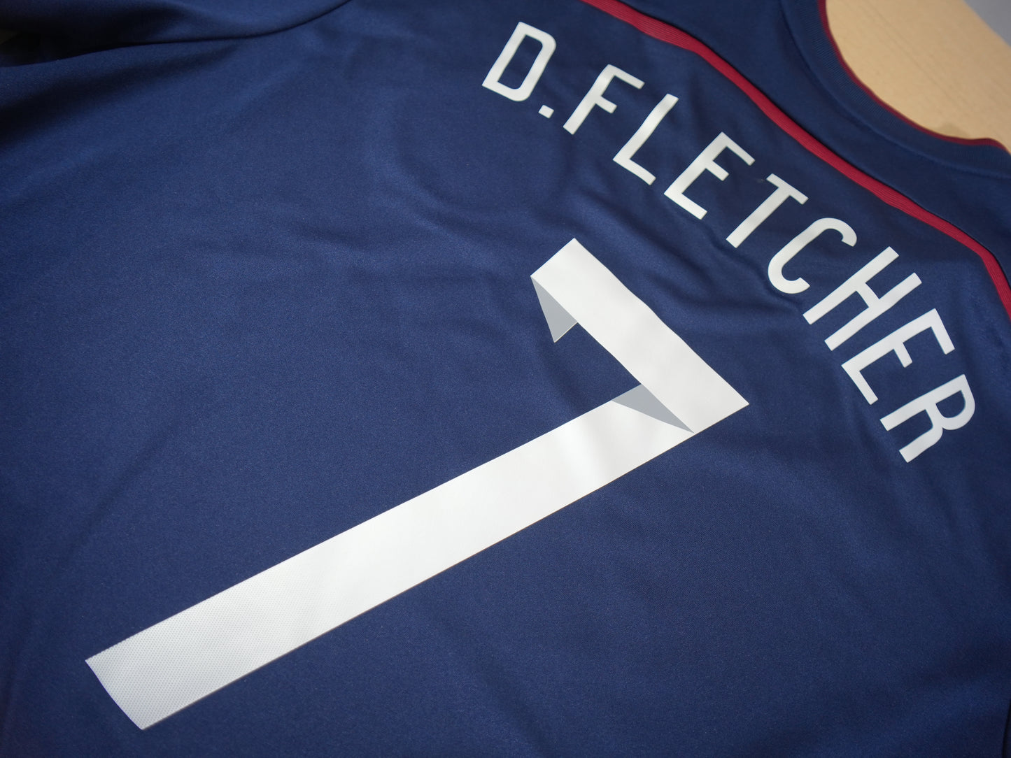 Scotland 2011-2012 #7 D. Fletcher XL Away Football Shirt