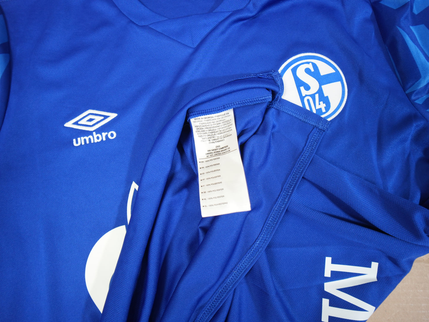 Schalke 2019-2020 #2 Mc Kennie XXL Home Football Shirt