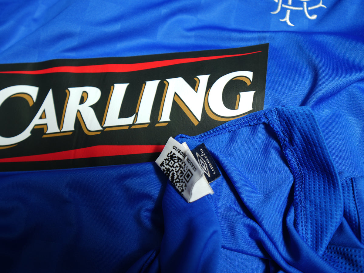 Rangers 2009-2010 #27 Lafferty XXL Home Football Shirt