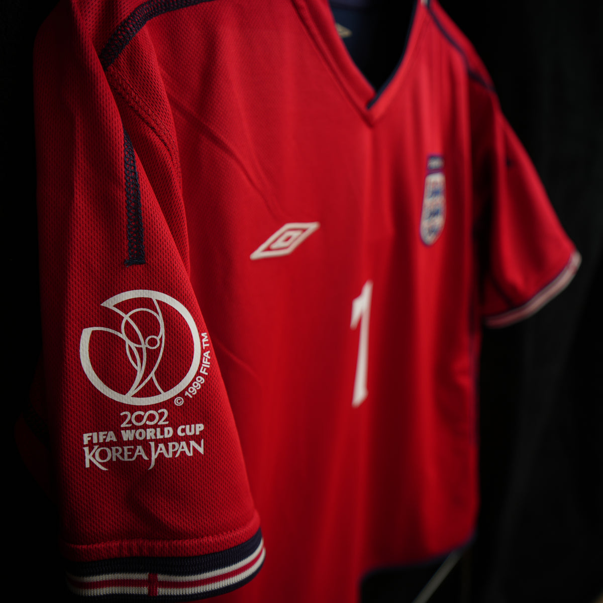 England 2002-2003 #7 Beckham S Away Football Shirt