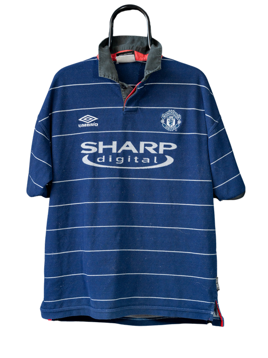 1999-00 Manchester United Away Shirt Beckham #7 - (XL) (78/1/6/9)