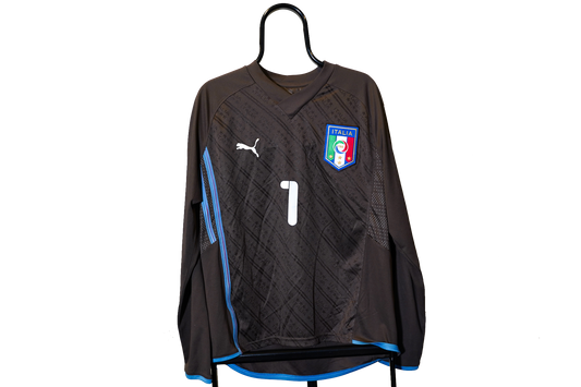 2009 2010 Italy #1 Buffon Goalkeeper Bronze Long Sleeve Puma