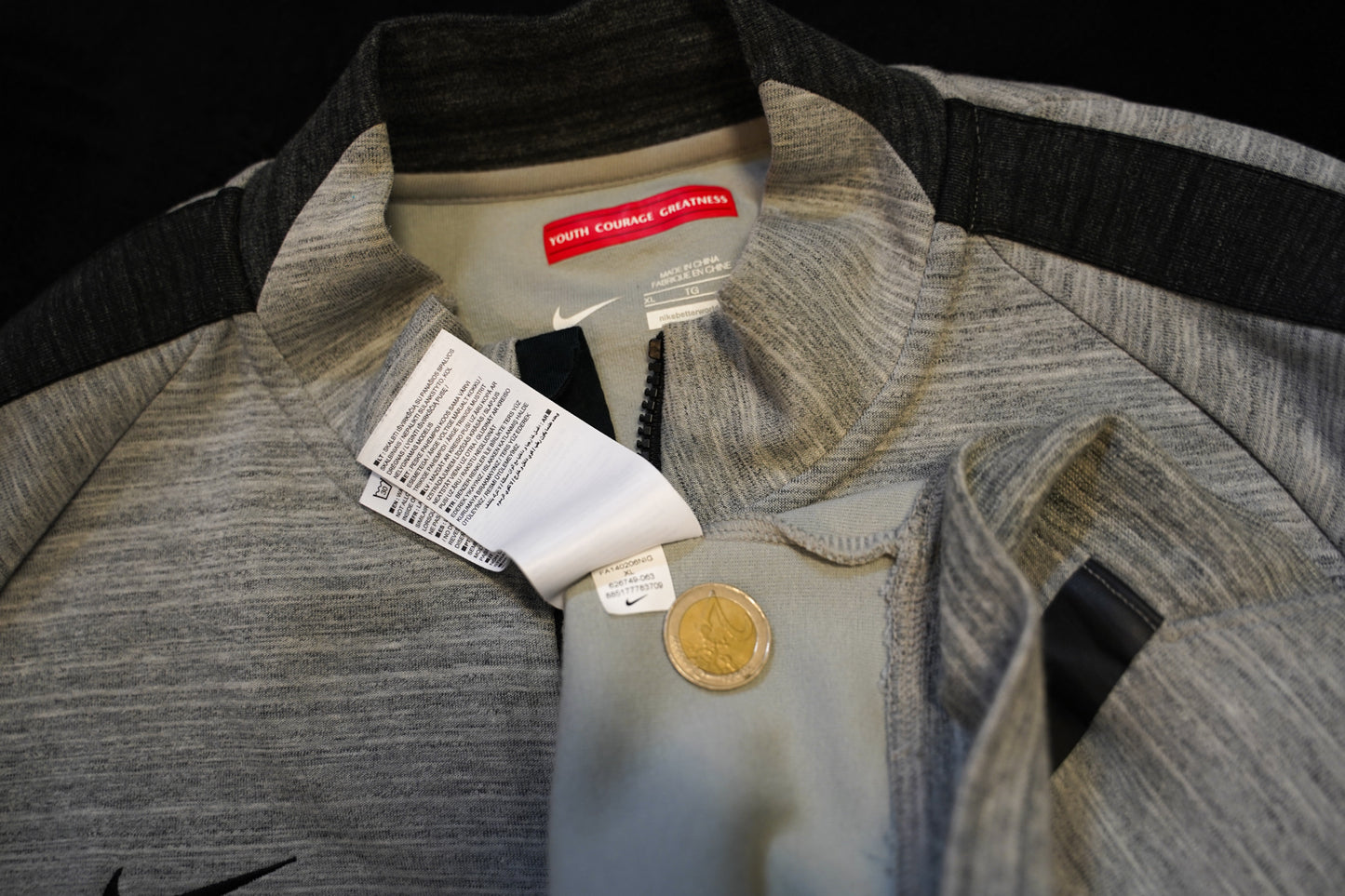 Sweatshirt Manchester United training gray nike long sleeve XL 626749-063
