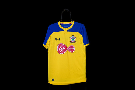 2018 2019 Southampton #35 Bednarek Under Armour Wyjazdowa żółta koszulka S