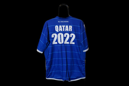 El Salvador 2009 2011 National Team Mitre M Home Football Shirt