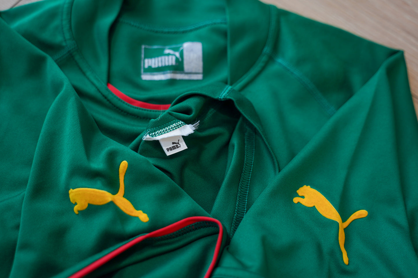 2004-2005 Cameroon #9 Etoo National Team Home Puma M men