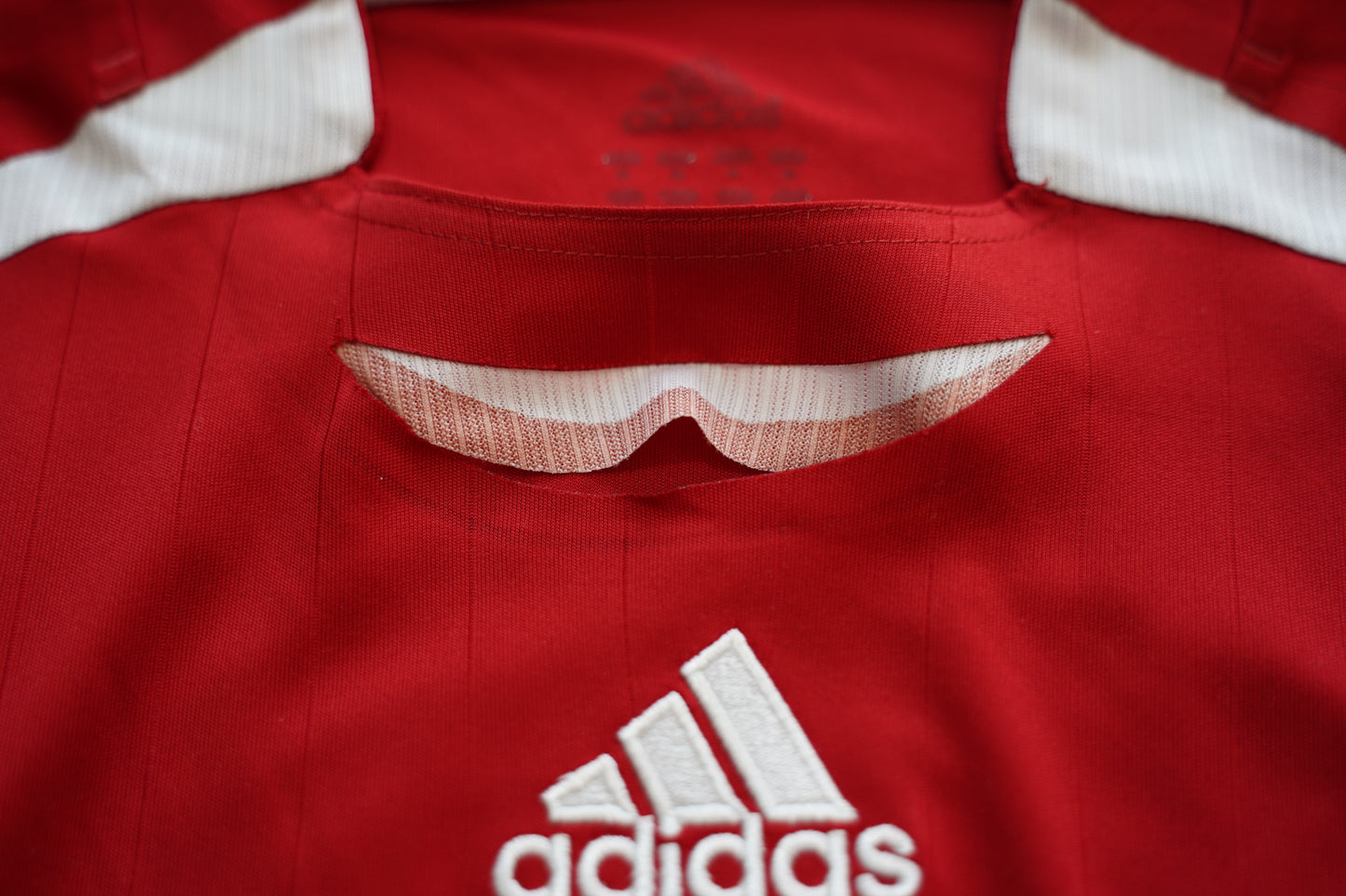 2006-2008 Dania #11 Bendtner Long Sleeve adidas Player Issue Formotion M 069503