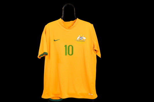 2006-2008 Australia #10 Kewell National Team Home Football Shirt L men