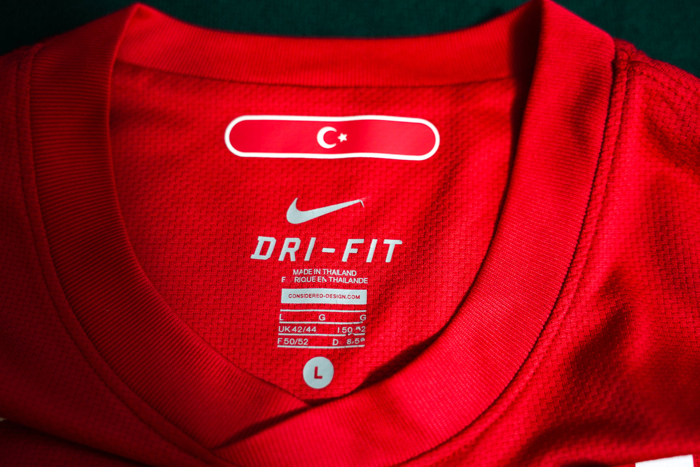 2010-2011 Turkey #5 Emre National Team Home Nike L men 373853-614