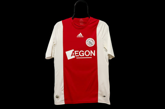 2008-2009 Ajax Amsterdam #16 Suarez Home Football Shirt Adidas 050336 S men