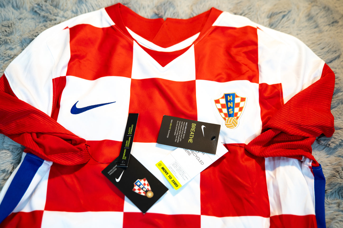 Croatia 2020-21 BNWT Home Shirt Original Football Jersey Nike XL CD0695-100