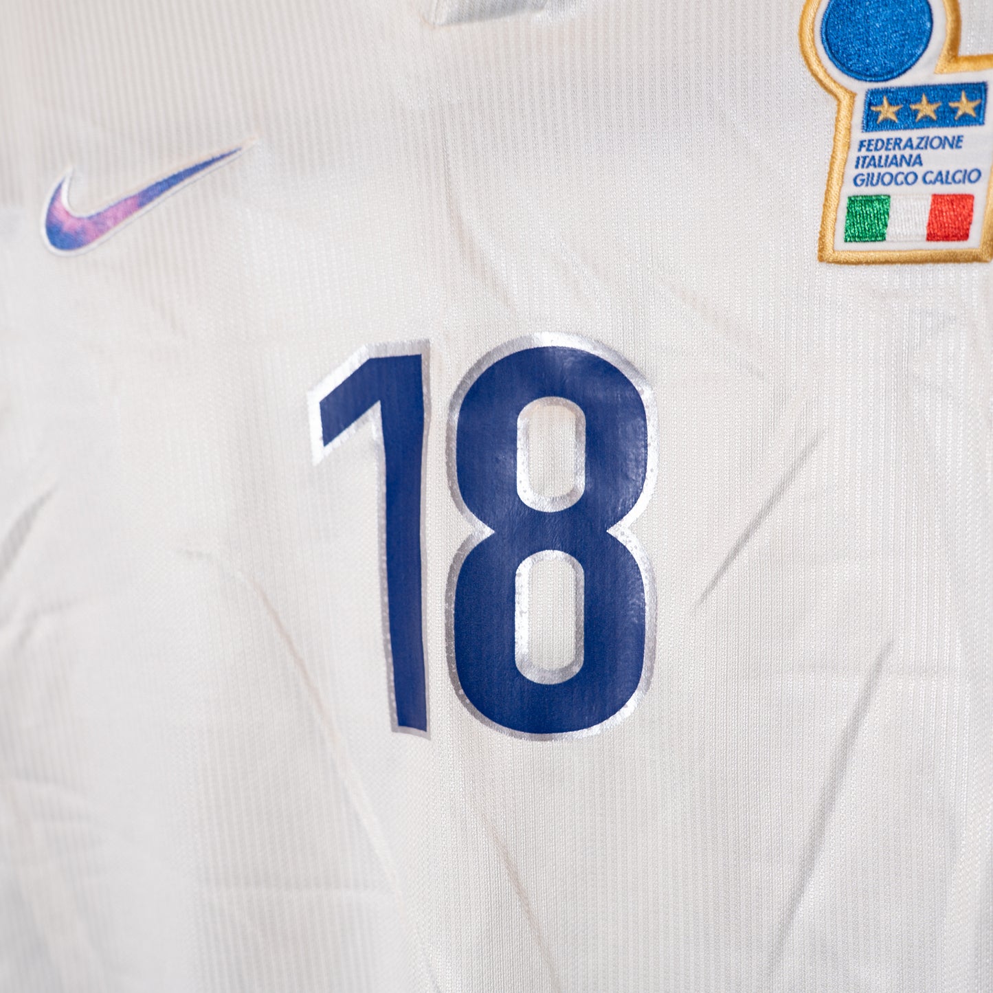 Italy 1998 Away #18 R. Baggio National team Nike Football Shirt XL