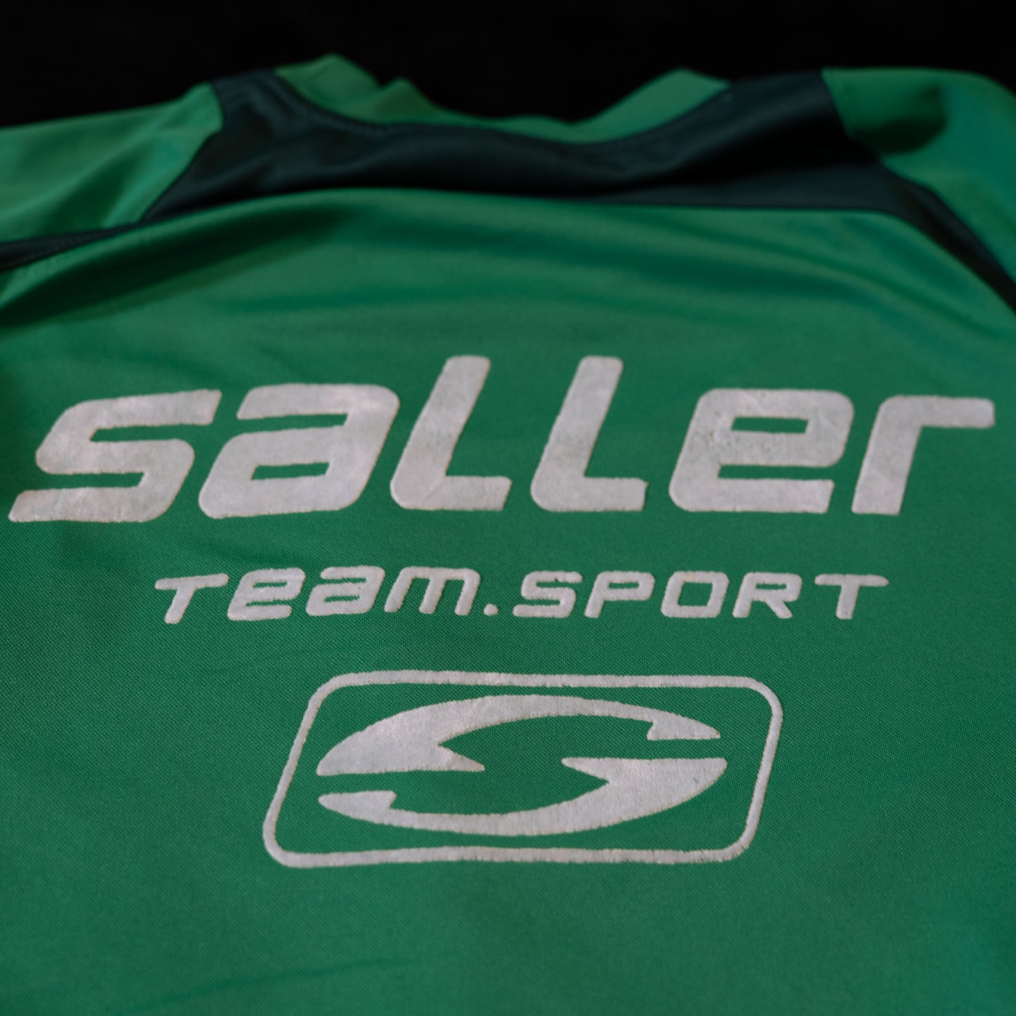 Lechia Gdansk training sweatshirt Saller Ekstraklasa Long sleeve Green Lotos Football L men