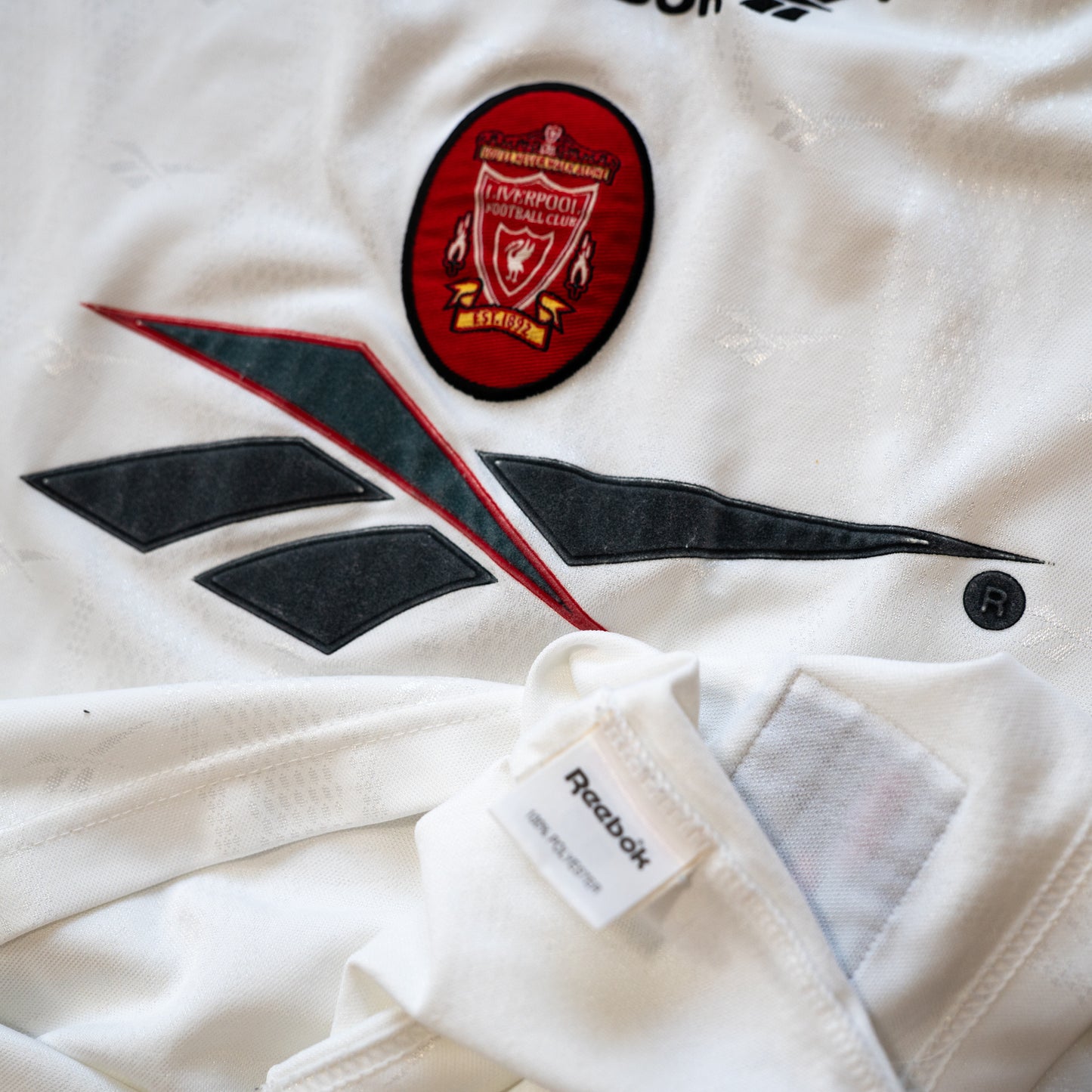 1990s Liverpool Training Football Shirt Reebok M men