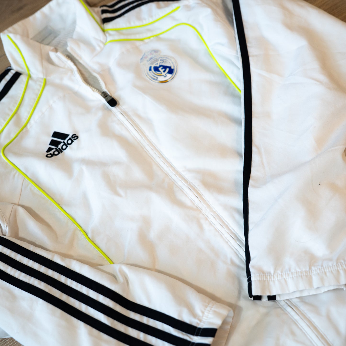 Real Madrid 2010 Jacket Sweatshirt Long Sleeve Adidas M men p94577