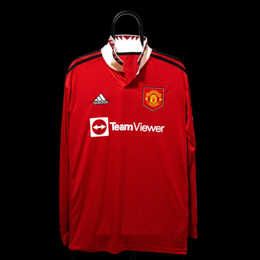 Manchester 2022-23 Home Ronaldo #7 Longsleeve Shirt – Football Jersey M men H64044