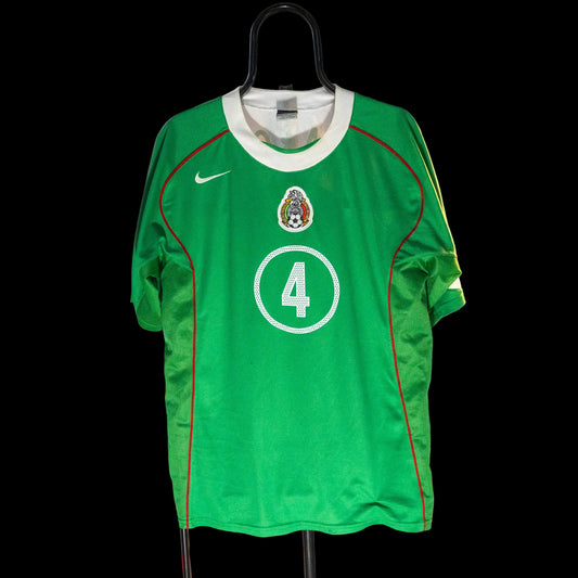 Mexico 2004-06 Marquez #4 Home Shirt Original Football Jersey L H40609TXT