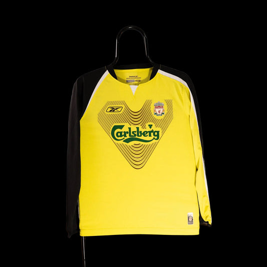 Liverpool 2005 2006 #25 Reina Long Sleeve GK Football Shirt L boys