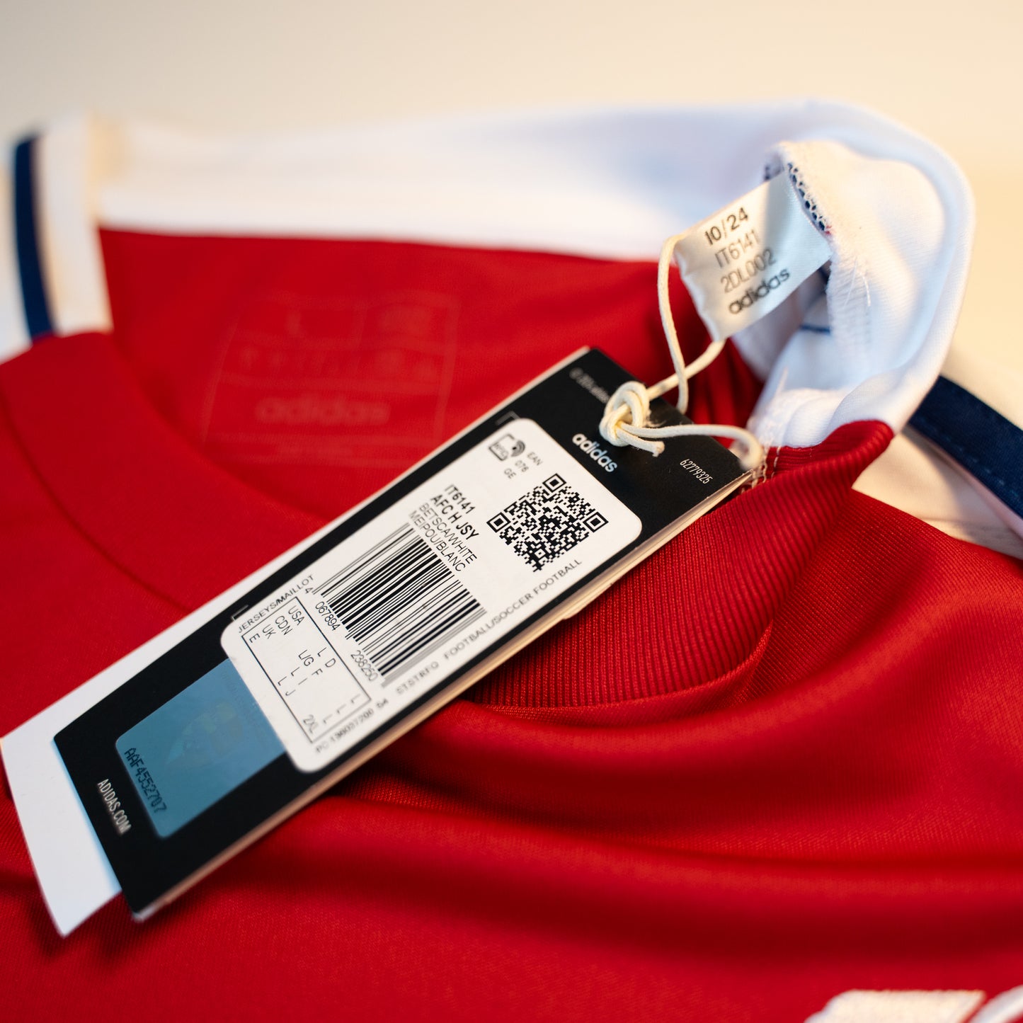 Arsenal London 2024 2025 Home #41 Rice Football Shirt koszulka Adidas BNWT IT6141