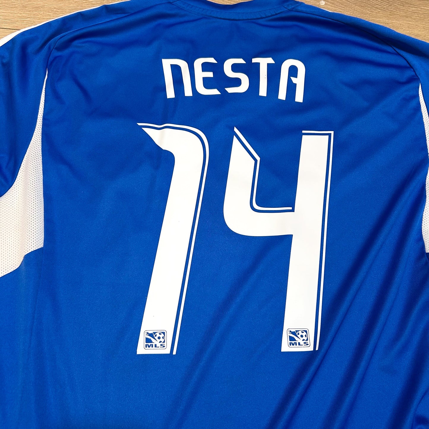 2011-2012 Montreal Impact home #14 Nesta Football Shirt Adidas 2XL Men X10459