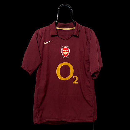2005-2006 Arsenal London Home #14 Henry Highbury Football Shirt M Men 195578
