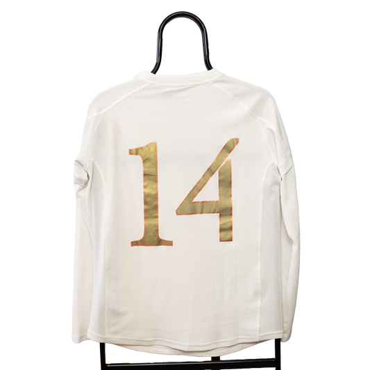 Italy 2004 2005 Away Long Sleeve #14 Football Shirt National Puma L