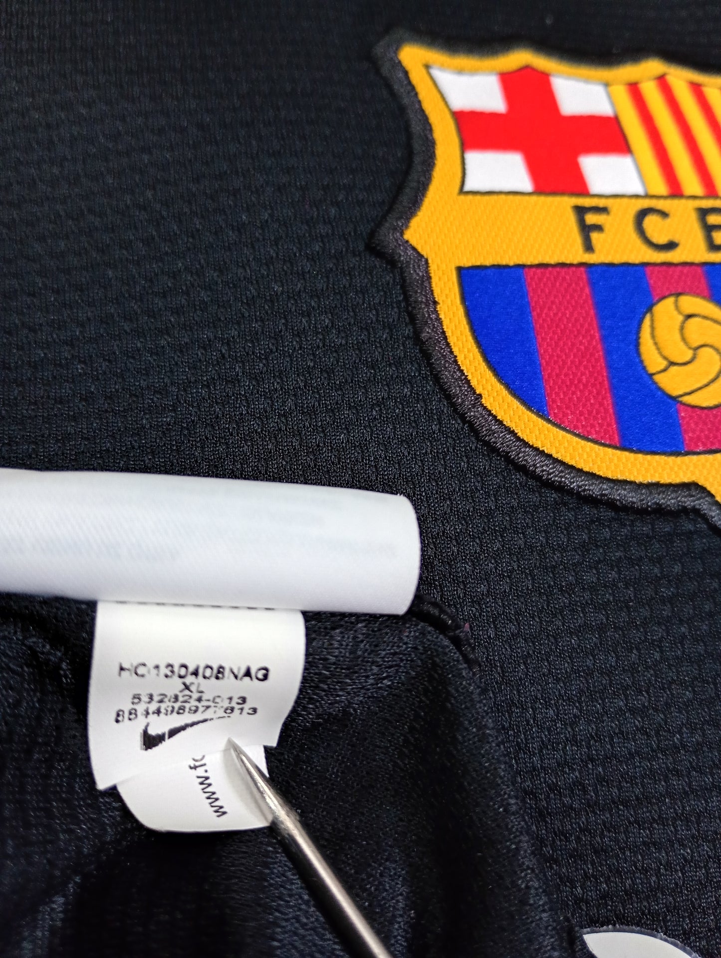 Barcelona 2013-2014 #10 Messi Football Shirt XL nike 532824-013