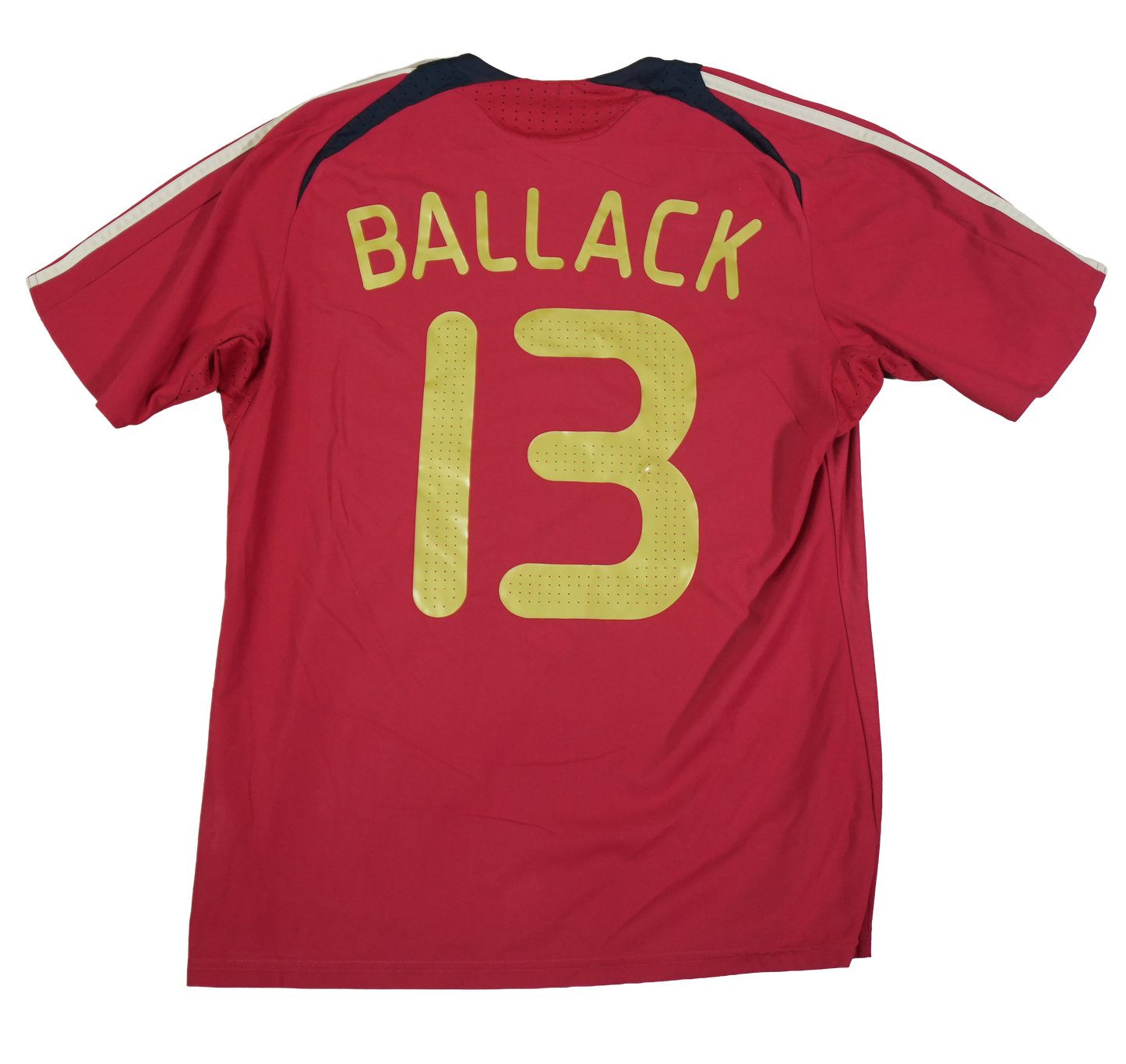 Germany 2008-2009 #13 Ballack L Away Football Shirt