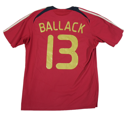 Germany 2008-2009 #13 Ballack L Away Football Shirt
