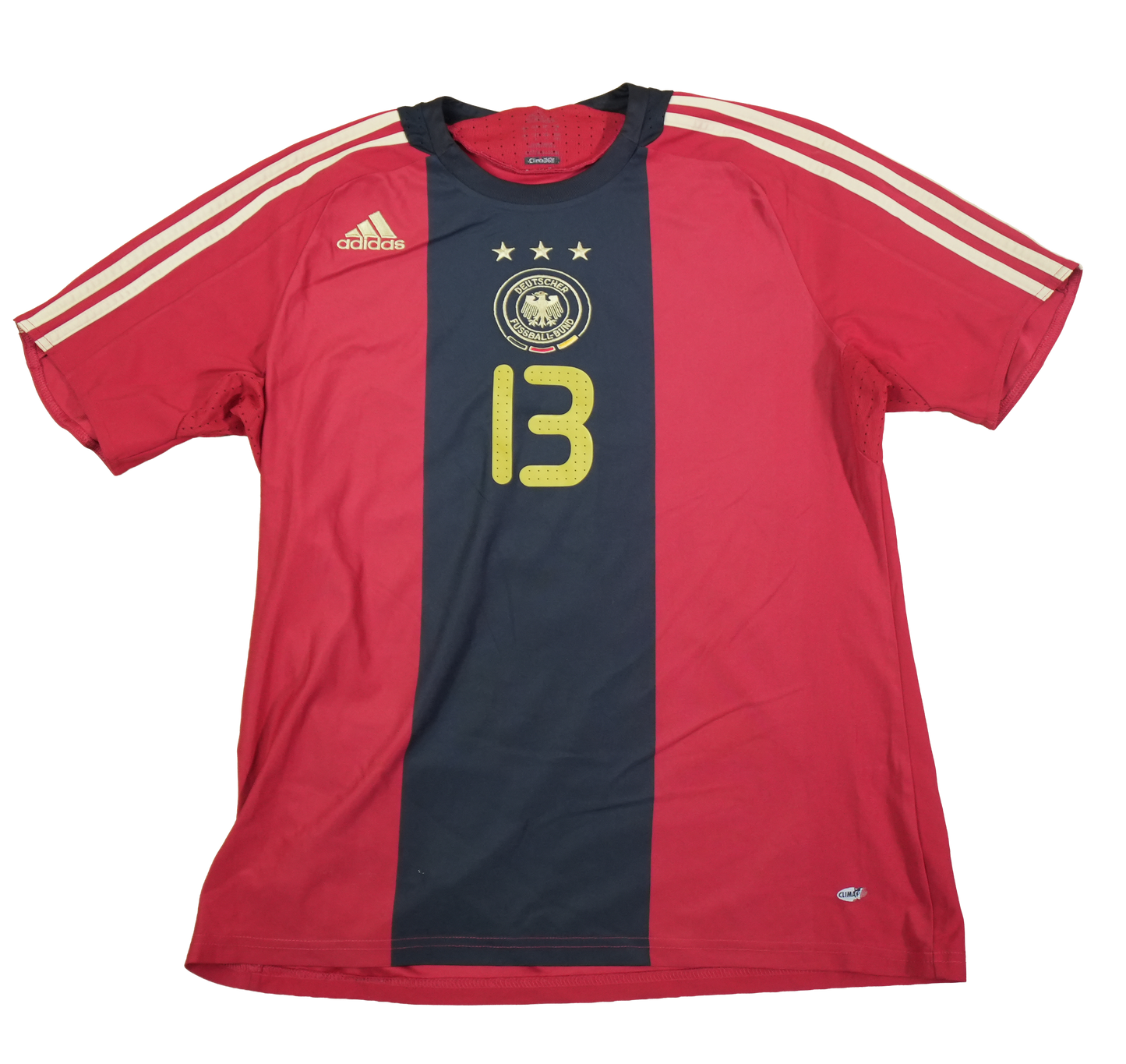 Germany 2008-2009 #13 Ballack L Away Football Shirt