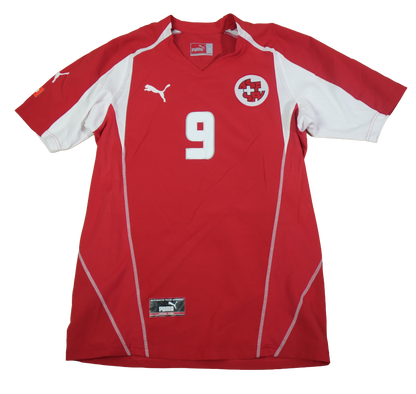 Switzerland 2004-2005 #9 Frei M Away Football Shirt