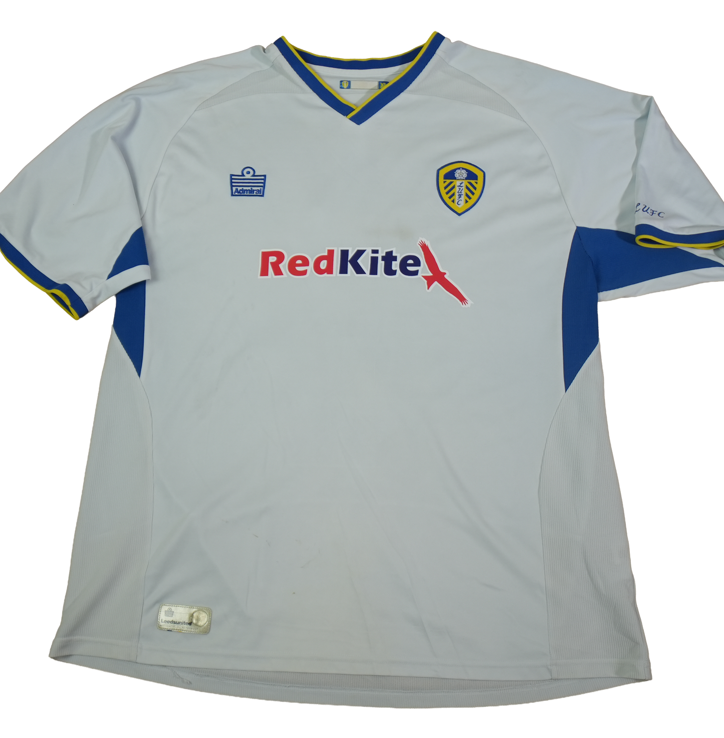 Leeds United 2007-2008 #19 Flo XL Home Football Shirt