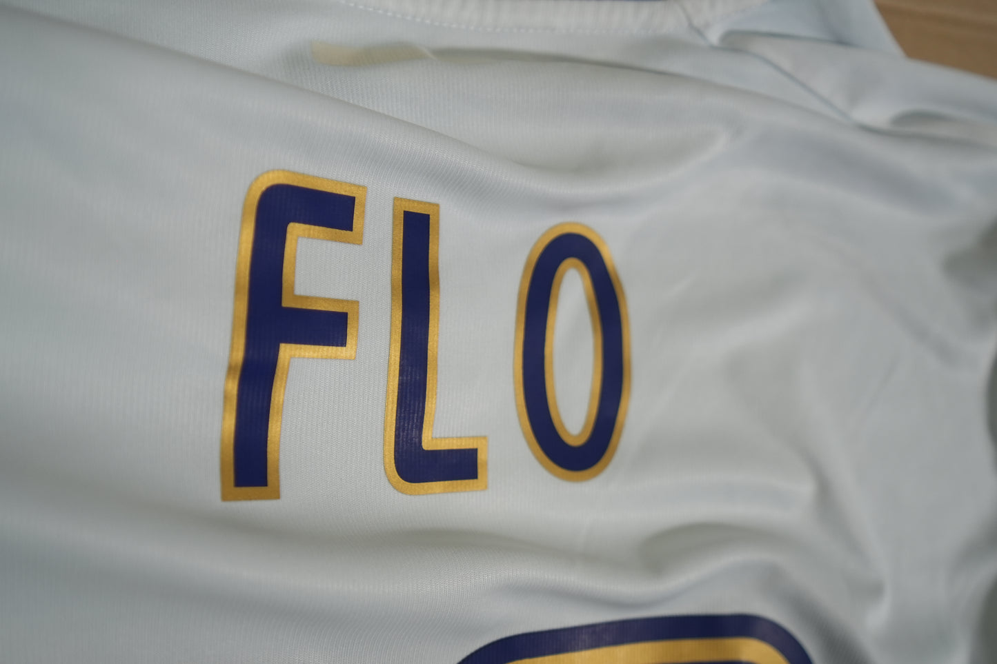 Leeds United 2007-2008 #19 Flo XL Home Football Shirt