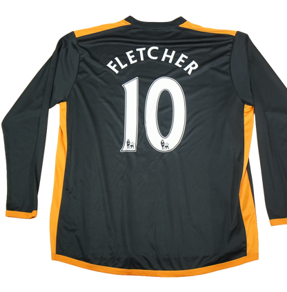 Wolverhampton Wanderers 2010-2011 #10 Fletcher 3XL Away Football Shirt