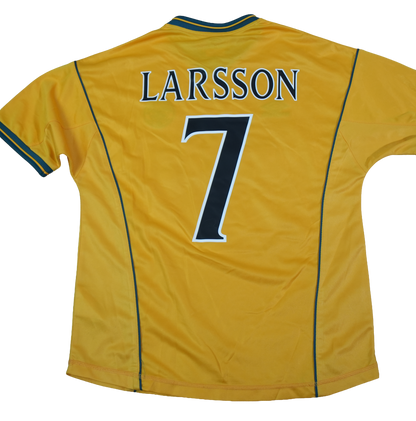 Celtic 2000-2001 #7 Larsson M Away Football Shirt