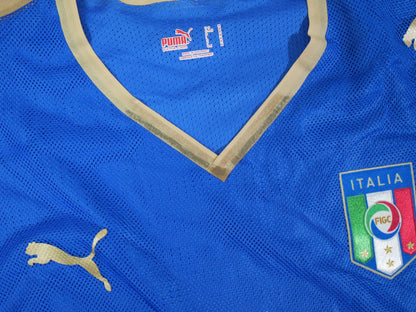 Italy 2007-2008 #7 Del Piero M Home Football Shirt Player Issue