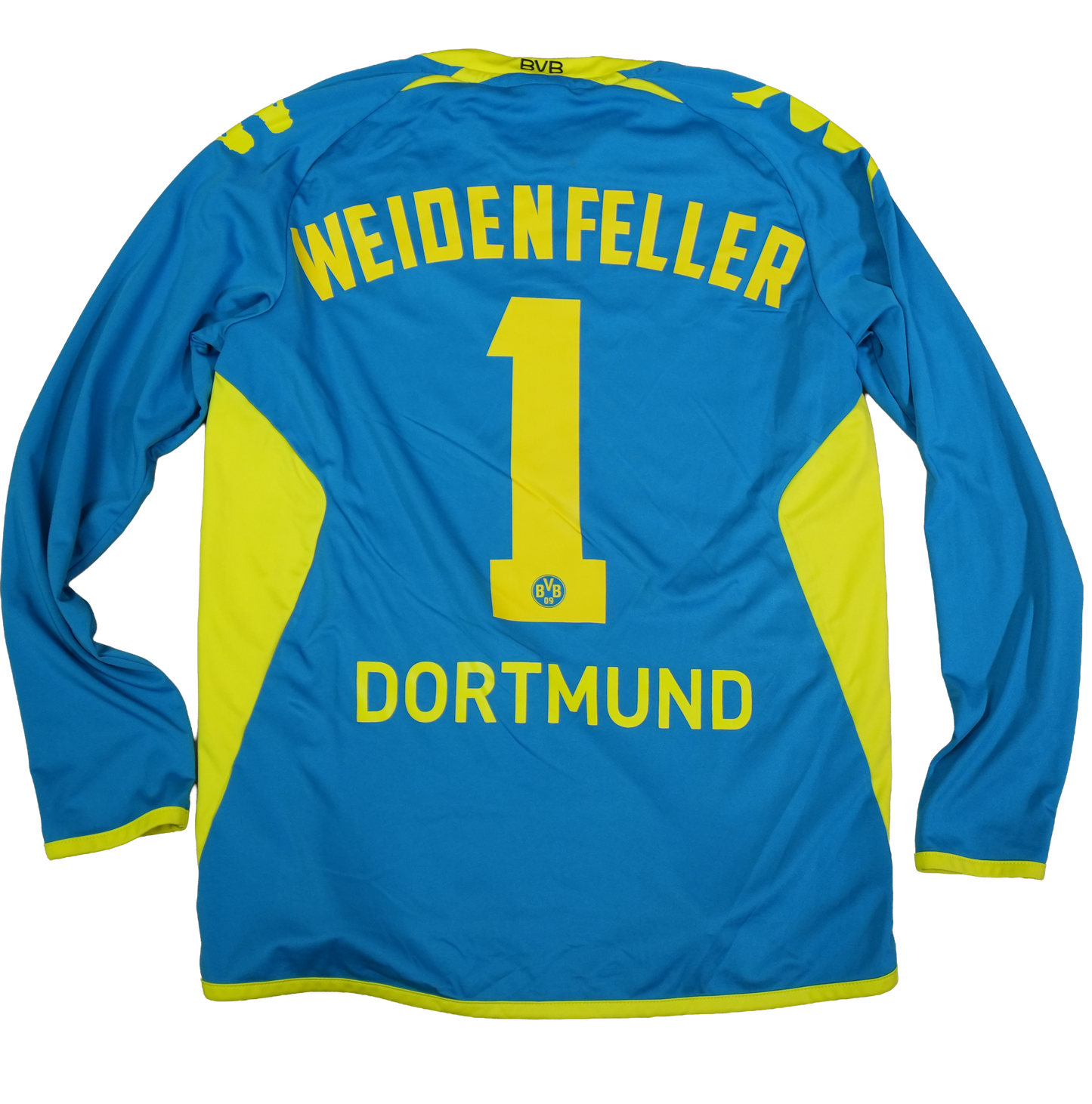 Borussia Dortmund 2011-2012 #1 Weidenfeller M Goalkeeper Football Shirt