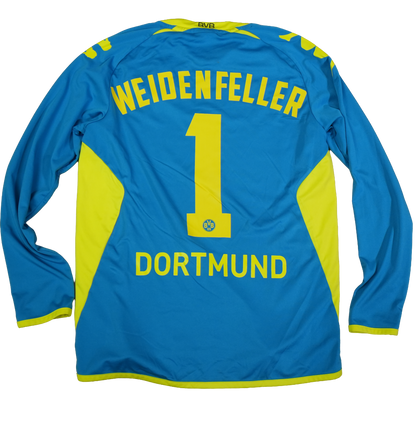 Borussia Dortmund 2011-2012 #1 Weidenfeller M Goalkeeper Football Shirt