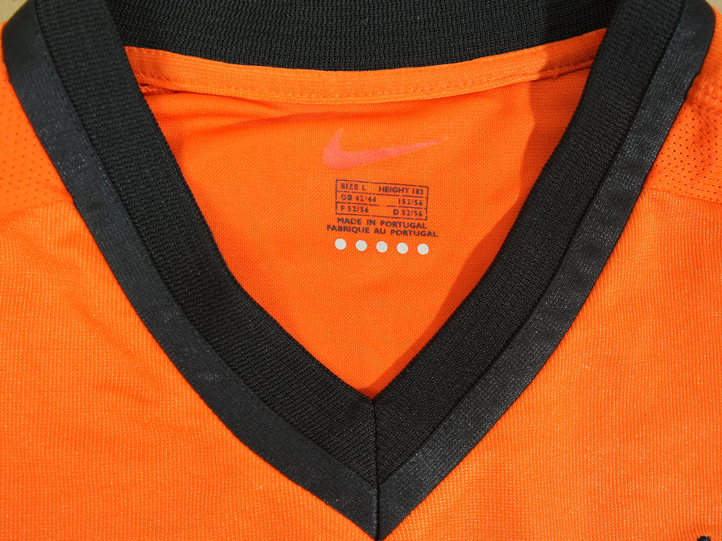 Netherlands 2000-2001 #10 Bergkamp L Home Football Shirt