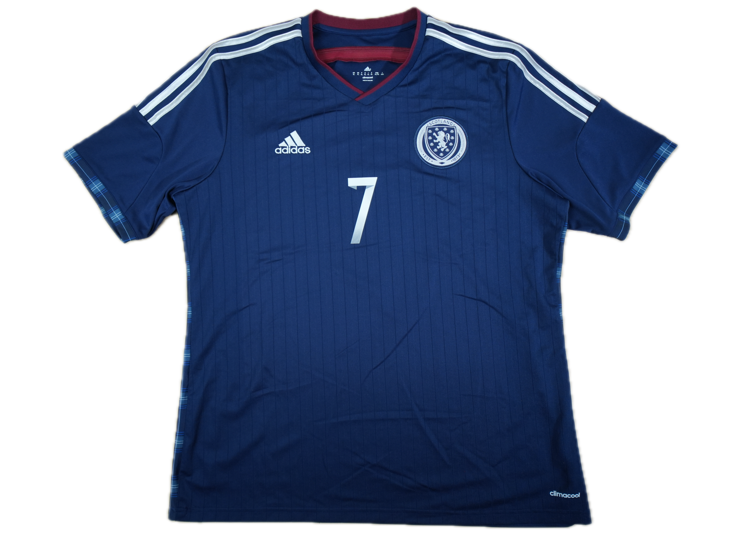 Scotland 2011-2012 #7 D. Fletcher XL Away Football Shirt