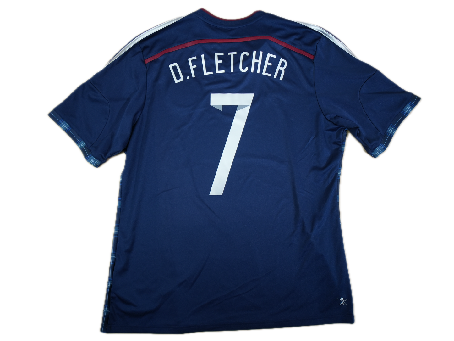 Scotland 2011-2012 #7 D. Fletcher XL Away Football Shirt