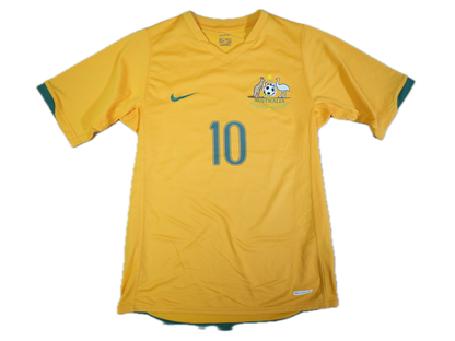 Australia 2006-2007 #10 Kewell S Home Football Shirt