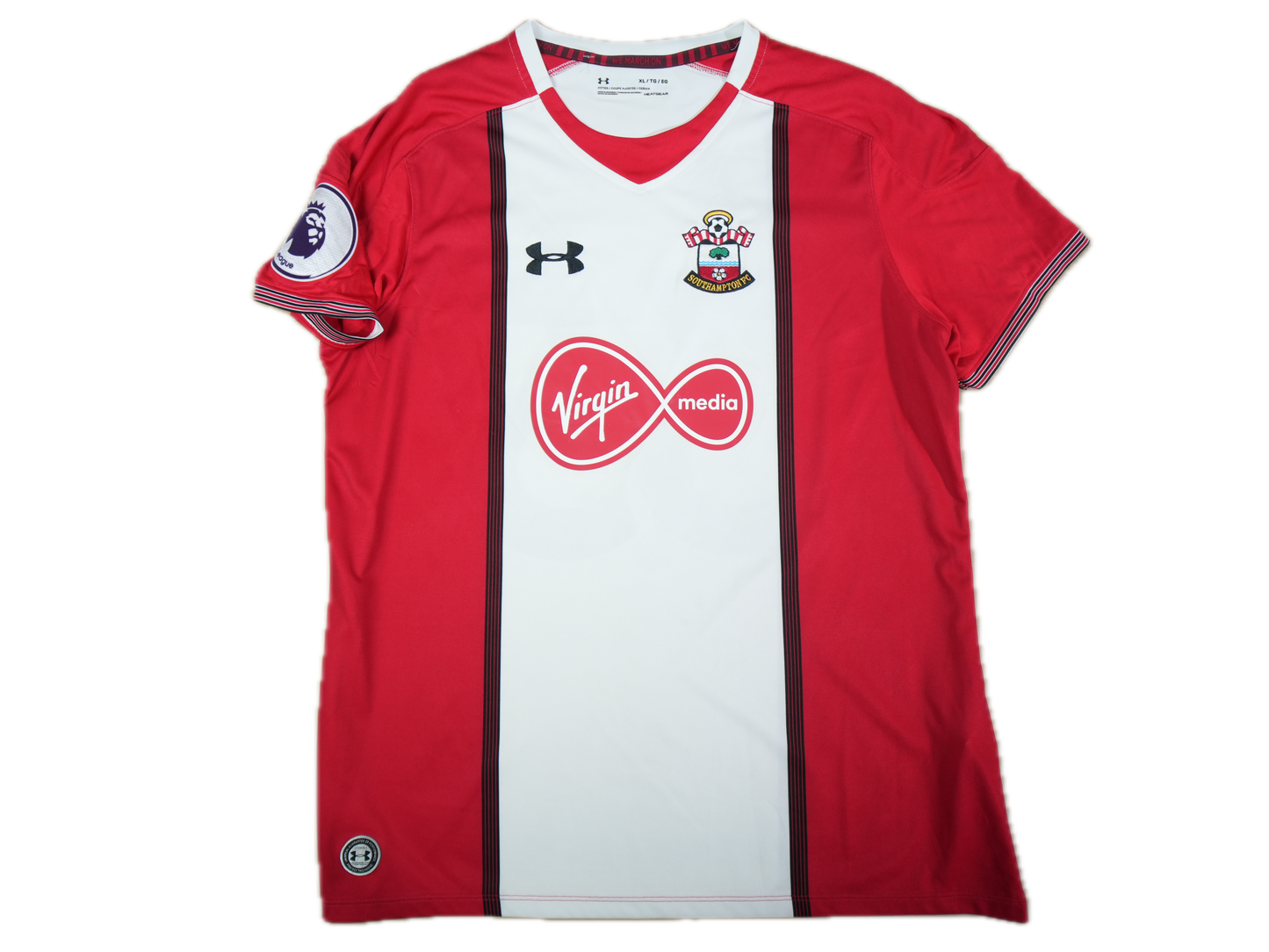 Southampton 2017-2018 #35 Bednarek XL Home Football Shirt