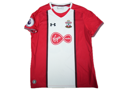 Southampton 2017-2018 #35 Bednarek XL Home Football Shirt