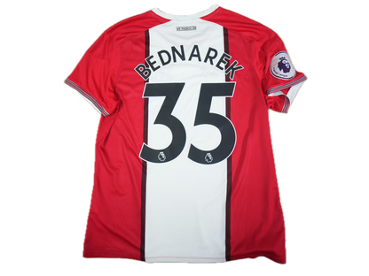 Southampton 2017-2018 #35 Bednarek XL Home Football Shirt
