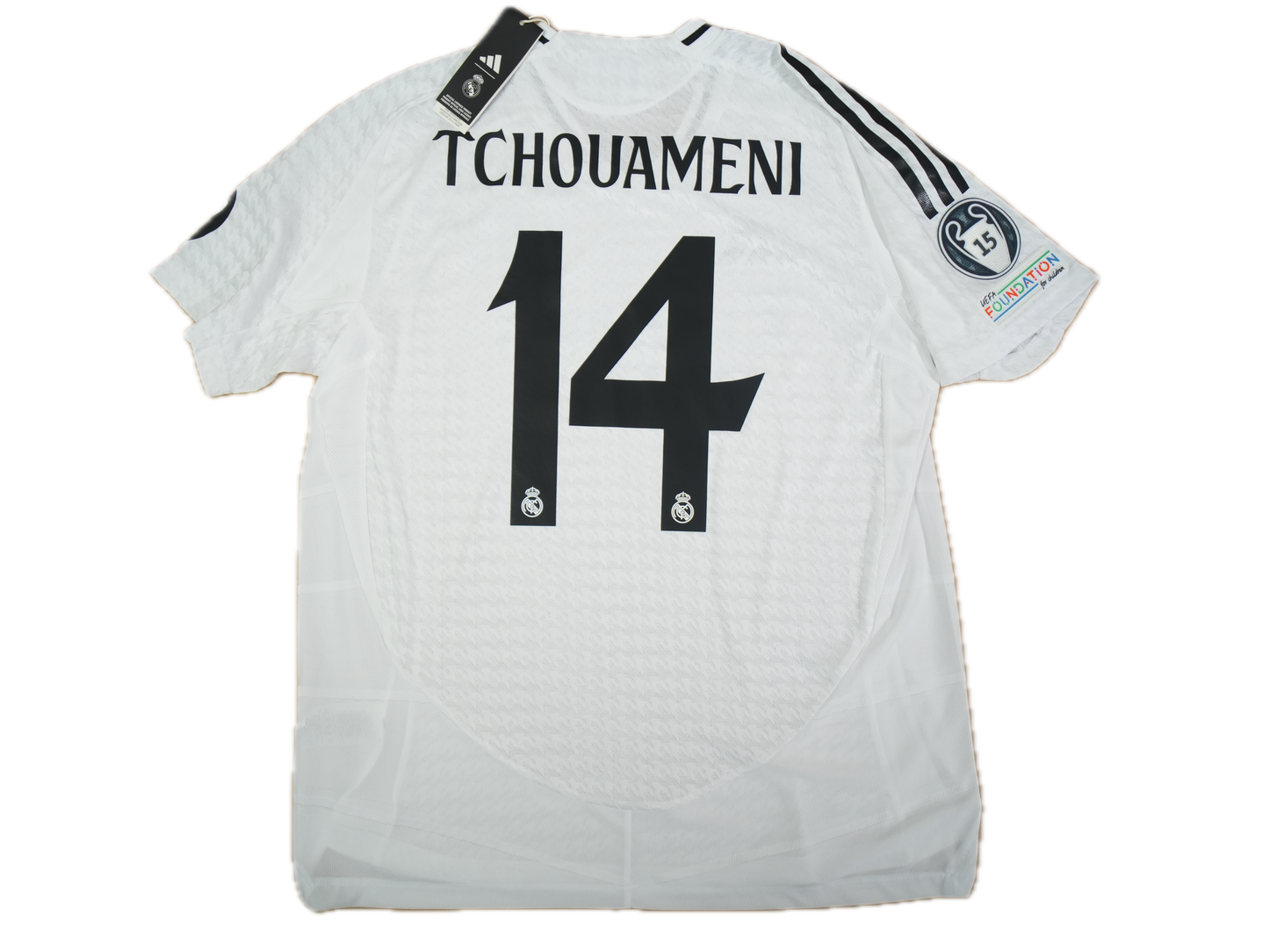 Real Madrid 2024-2025 #14 Tchouameni XL Home Football Shirt BNWT