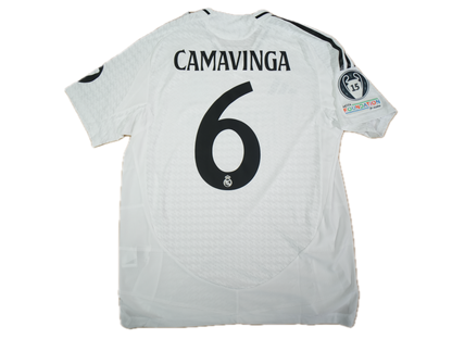 Real Madrid 2024-2025 #6 Camavinga L Home Football Shirt BNWT