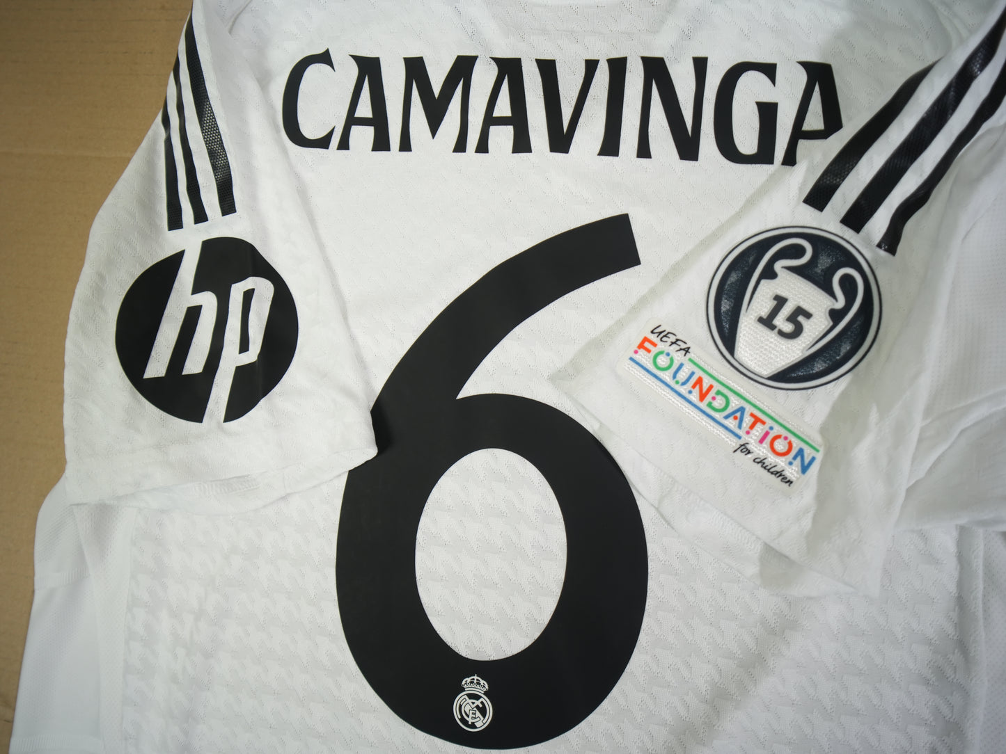 Real Madrid 2024-2025 #6 Camavinga L Home Football Shirt BNWT