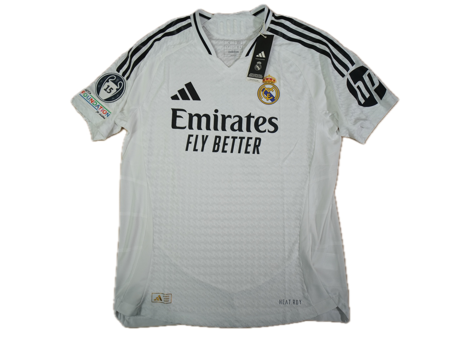 Real Madrid 2024-2025 #7 Vini Jr. L Home Football Shirt BNWT