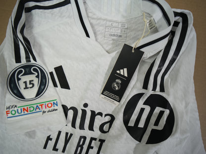 Real Madrid 2024-2025 #7 Vini Jr. L Home Football Shirt BNWT